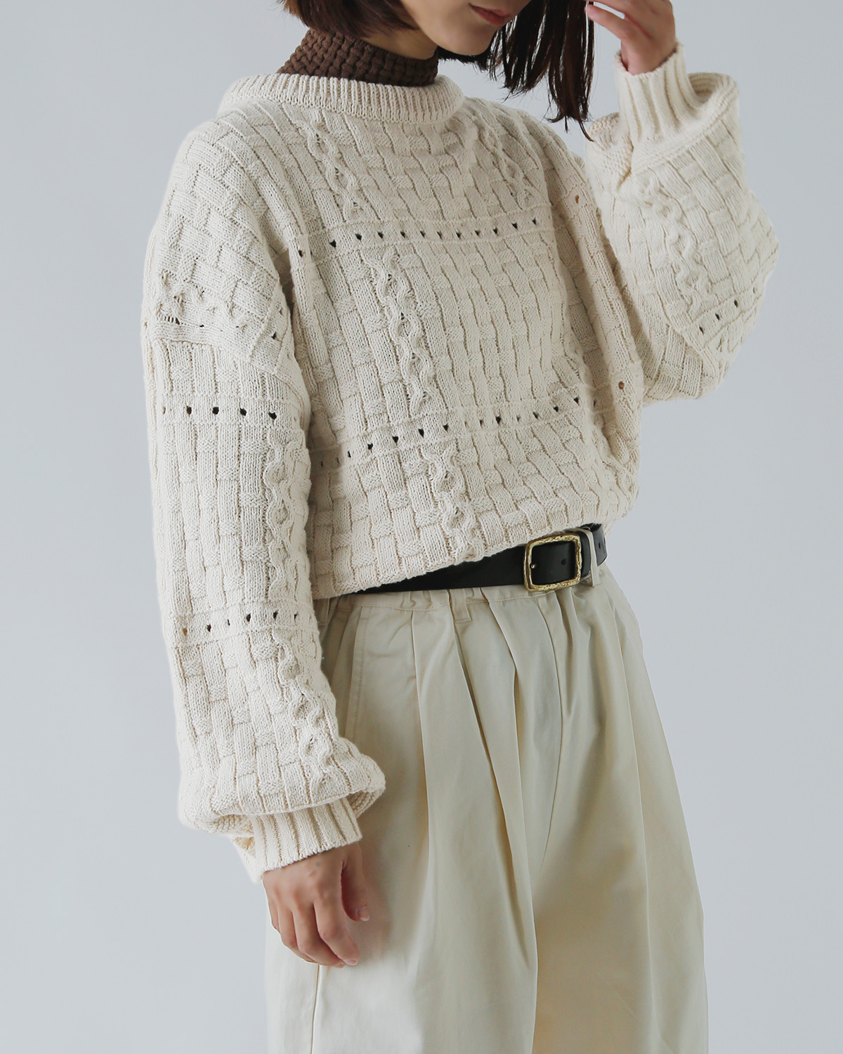 ONICA(IjJ)TCNRbg Wp[ gRecycled-Cotton Jumperh oni060