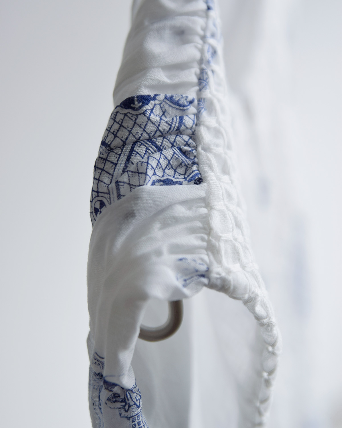 R & D.M.Co-(I[h}Ye[[)gX R[`OXeb` V[O xXg gTRELLIS COUCHING STITCH SHIRRING VESTh 7441