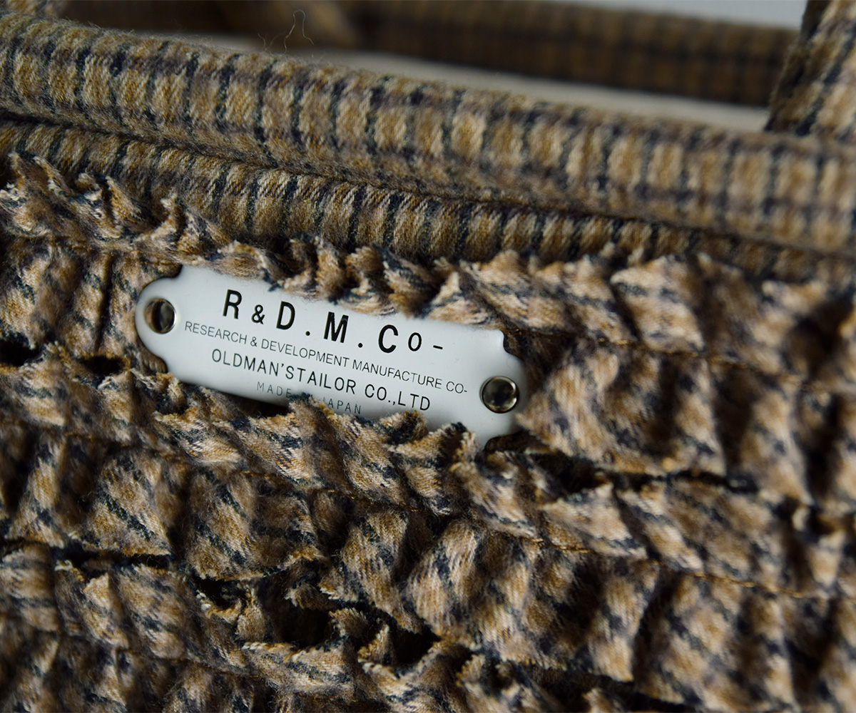 R & D.M.Co-(I[h}Ye[[)Rbg E[ t }VF obO S gC/W FRILL MARCHE BAG Sh 7706