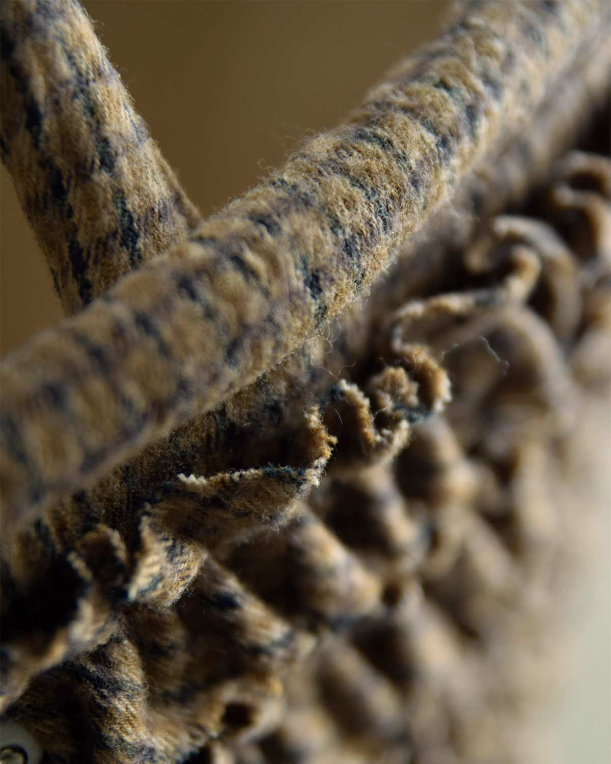 R & D.M.Co-(I[h}Ye[[)Rbg E[ t }VF obO S gC/W FRILL MARCHE BAG Sh 7706