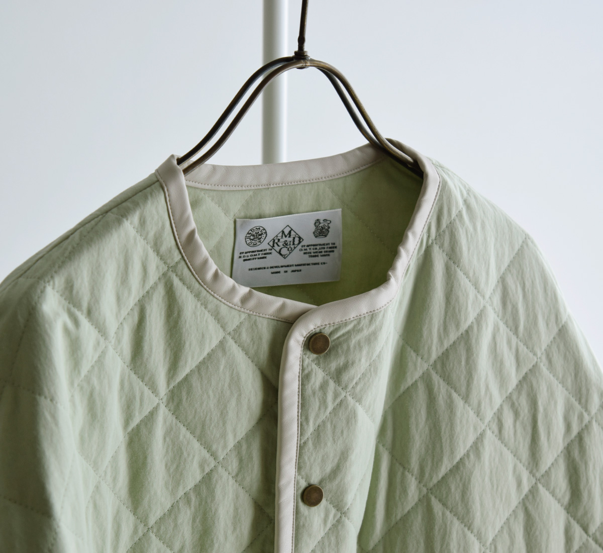 R & D.M.Co-(�I�[���h�}���Y�e�[���[)�E�H�[�^�[�v���[�t �L���e�B���O �n�[�t �R�[�g �gWATERPROOF QUILTING HALF COAT�h 7730