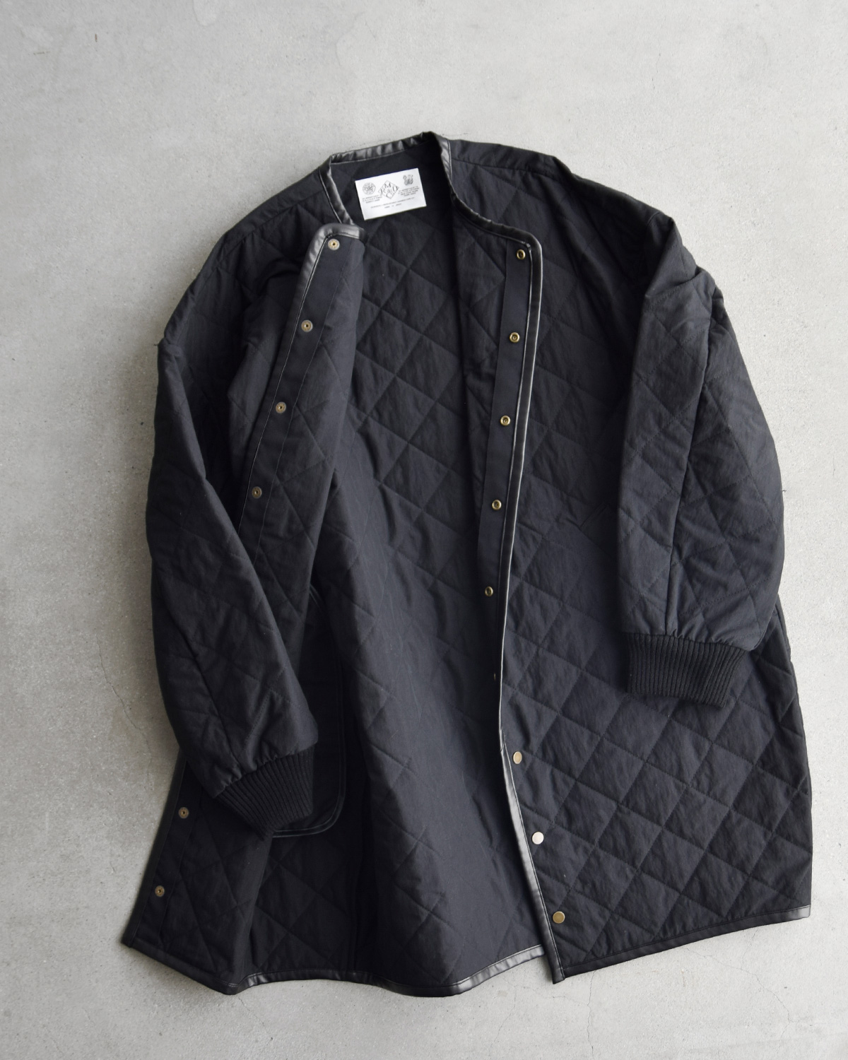 R & D.M.Co-(�I�[���h�}���Y�e�[���[)�E�H�[�^�[�v���[�t �L���e�B���O �n�[�t �R�[�g �gWATERPROOF QUILTING HALF COAT�h 7730