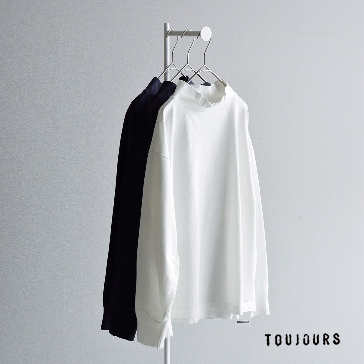 TOUJOURS(gDW[)I[KjbN t@C Rbg W[W[ vI[o[ gHigh Neck Big Pulloverh lm43xc06