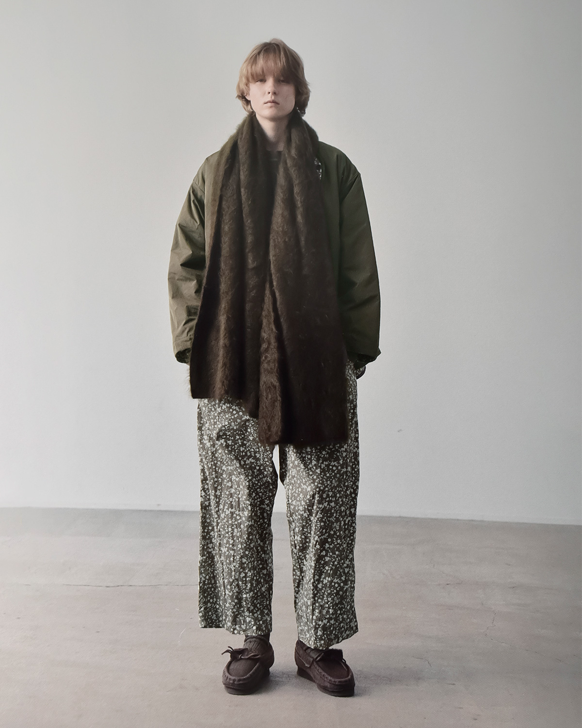 TOUJOURS(gDW[)t[vg Rbg Xgb` o[Vu WPbg gReversible Padded Utility Jacketh ym43fj01