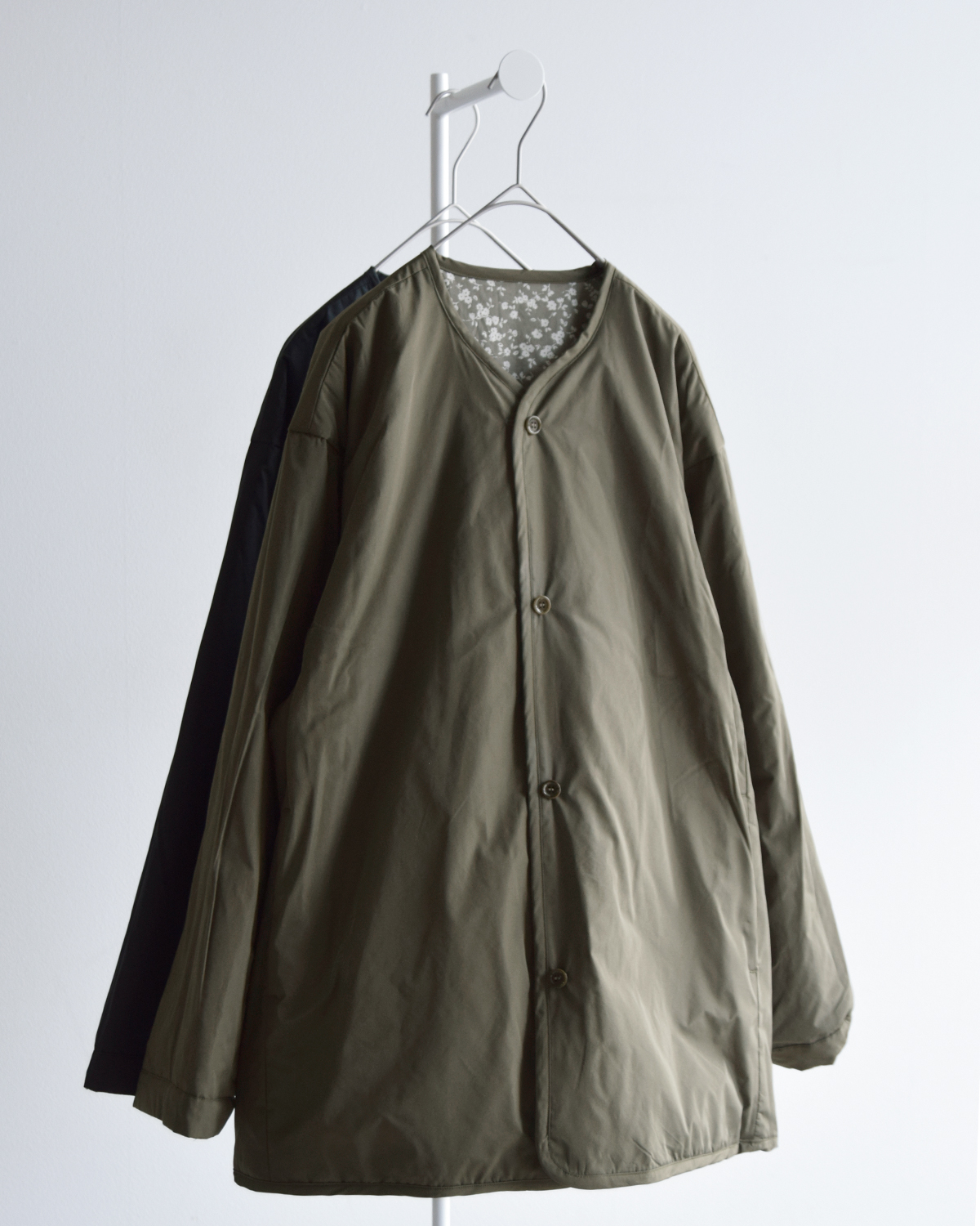 TOUJOURS(gDW[)t[vg Rbg Xgb` o[Vu WPbg gReversible Padded Utility Jacketh ym43fj01