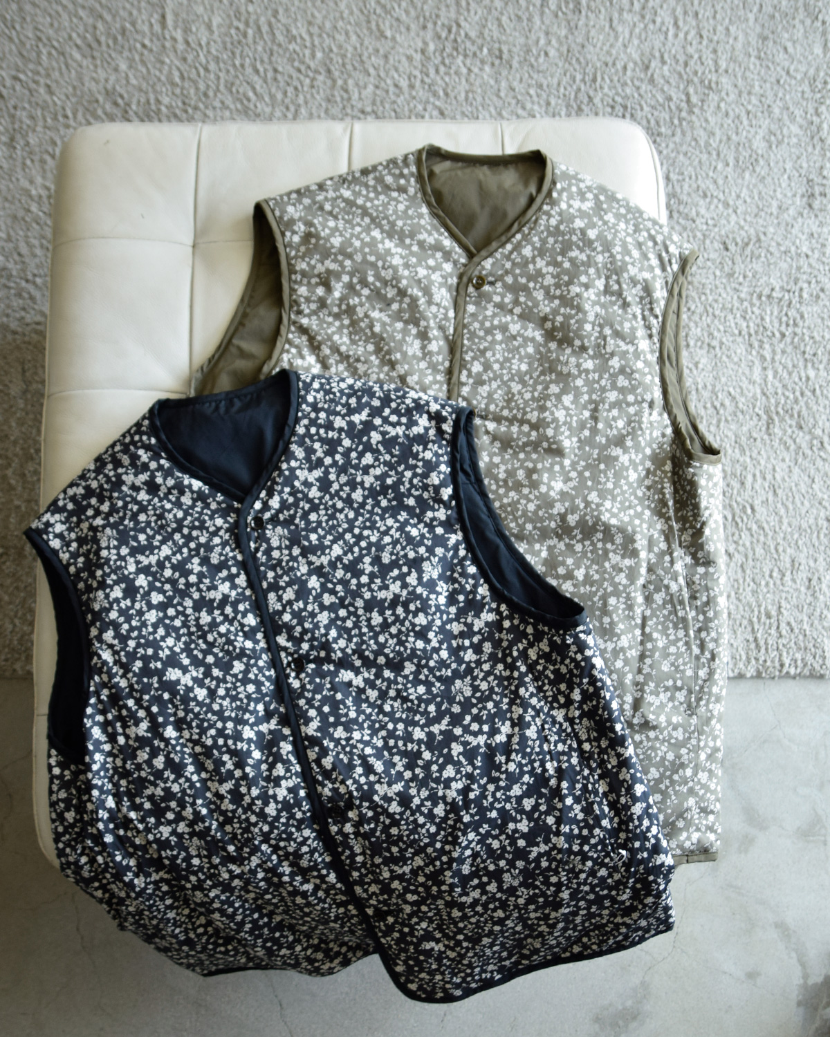 TOUJOURS(gDW[)t[vg Rbg Xgb` o[Vu xXg gReversible Padded Utility Vesth ym43fv02