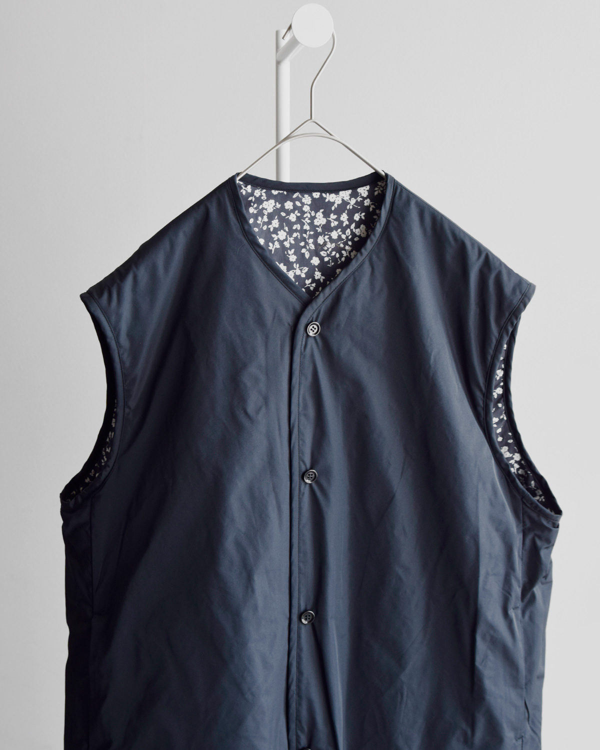 TOUJOURS(gDW[)t[vg Rbg Xgb` o[Vu xXg gReversible Padded Utility Vesth ym43fv02