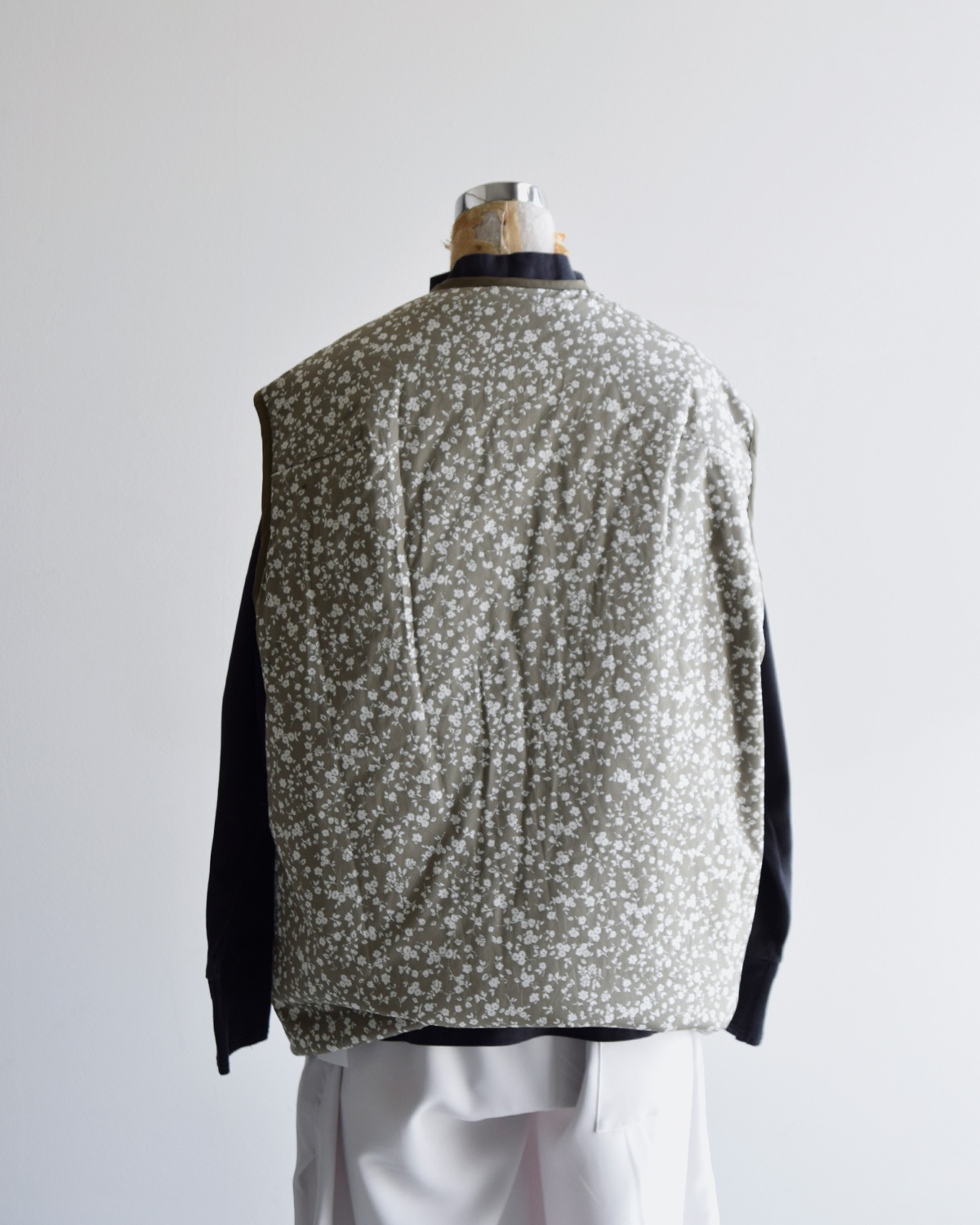 TOUJOURS(gDW[)t[vg Rbg Xgb` o[Vu xXg gReversible Padded Utility Vesth ym43fv02