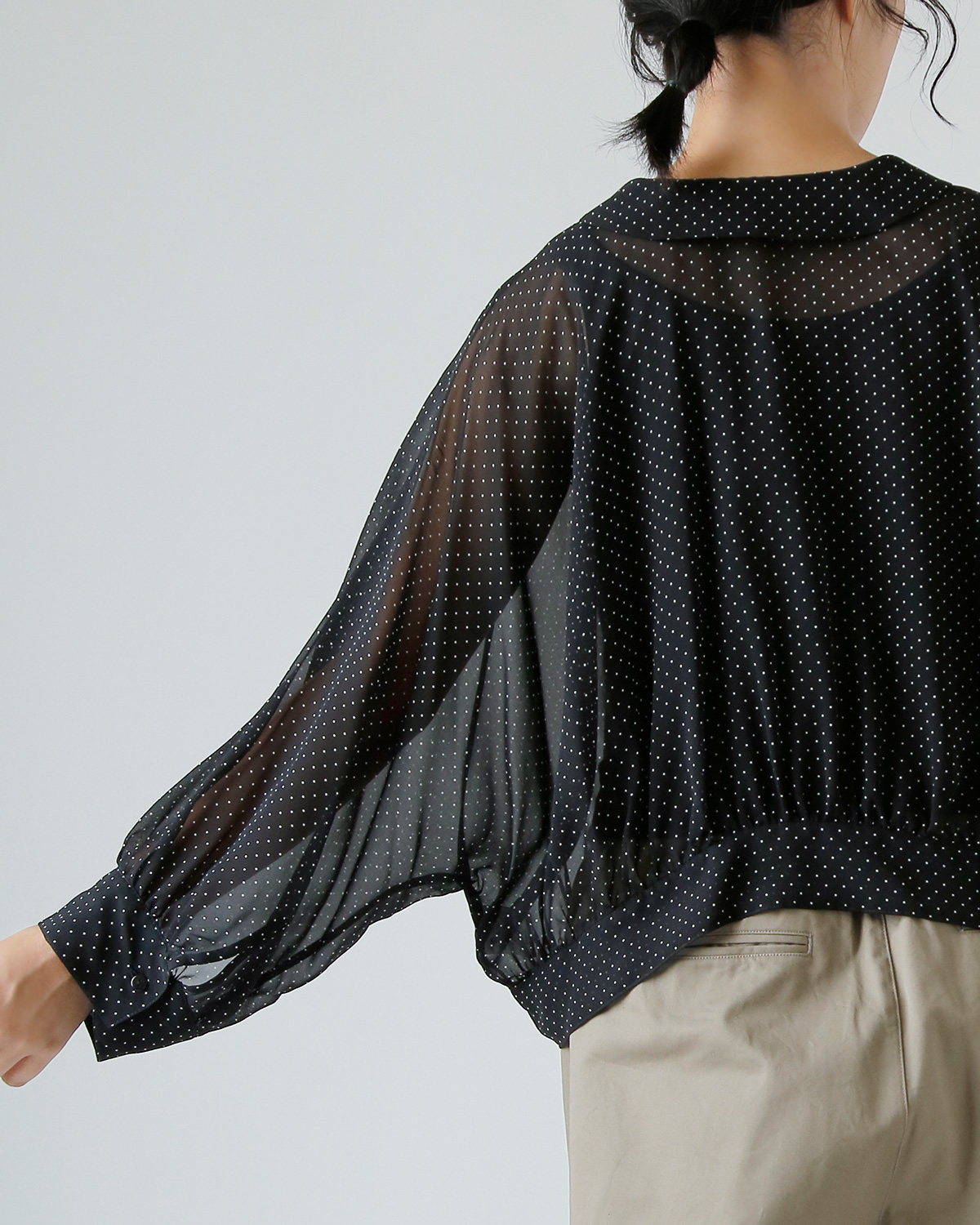 TOUJOURS(gDW[)s hbg vg VN VtH uEX gCollared Bolero Blouseh tm43is01