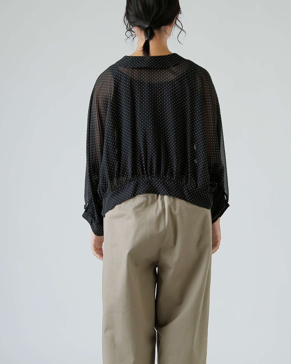TOUJOURS(gDW[)s hbg vg VN VtH uEX gCollared Bolero Blouseh tm43is01