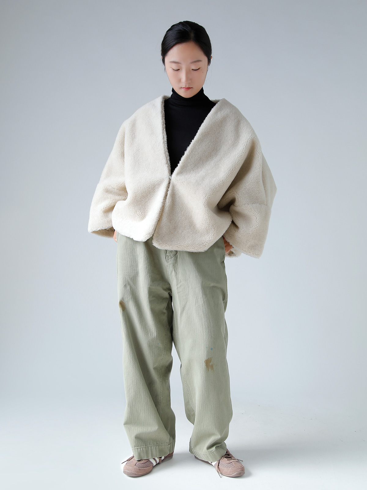 TOUJOURS(gDW[)YE[ VN t@[[ {A WPbg gShawl Jacketh tm43sj02