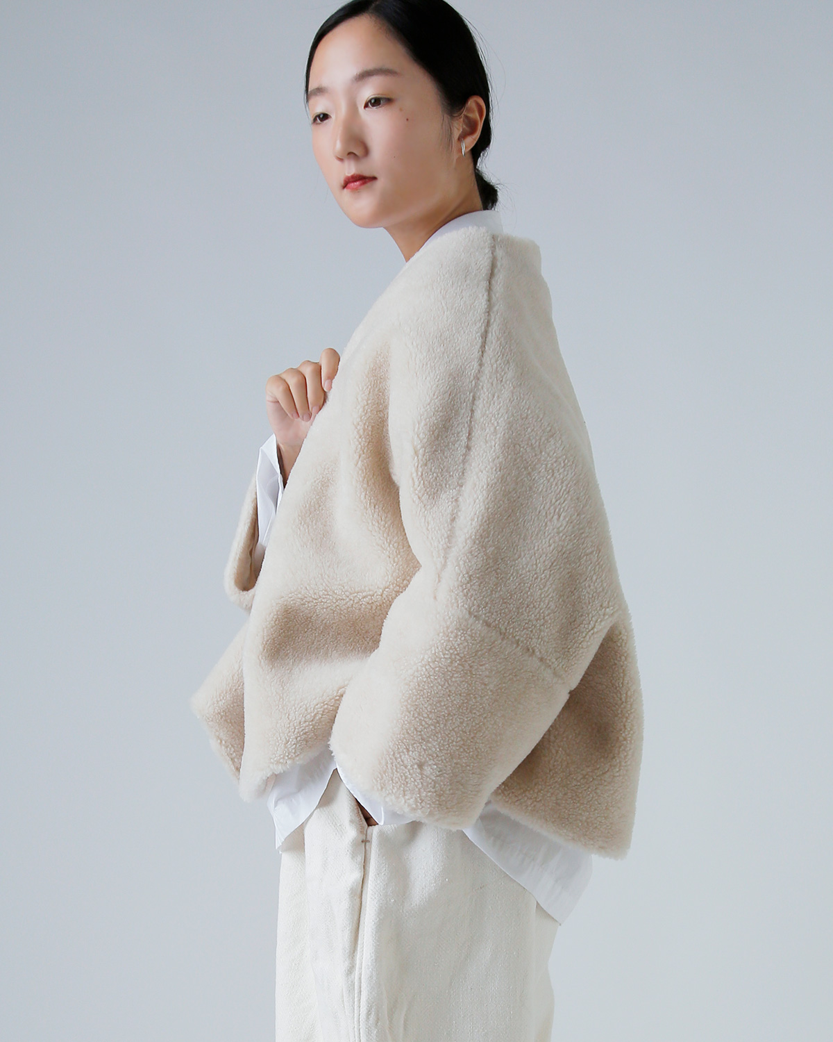 TOUJOURS(gDW[)YE[ VN t@[[ {A WPbg gShawl Jacketh tm43sj02