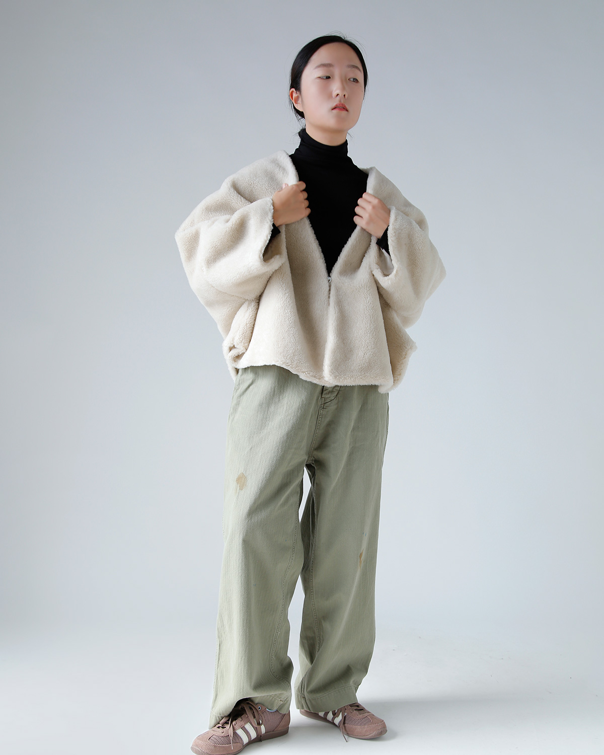 TOUJOURS(gDW[)YE[ VN t@[[ {A WPbg gShawl Jacketh tm43sj02