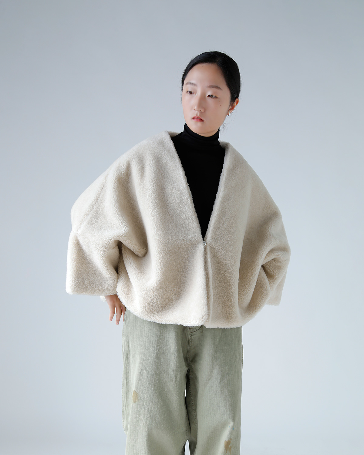 TOUJOURS(gDW[)YE[ VN t@[[ {A WPbg gShawl Jacketh tm43sj02