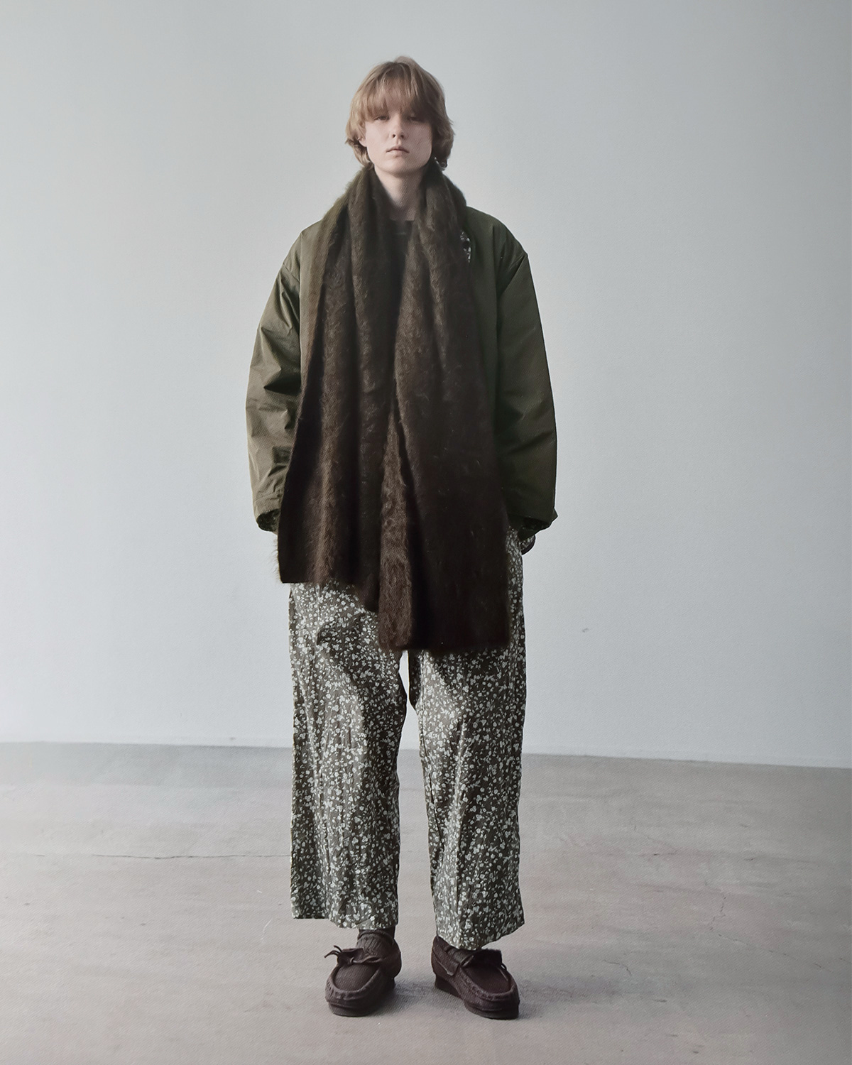 TOUJOURS(gDW[)t[vg Rbg Xgb` o[Vu WPbg gReversible Padded Utility Jacketh ym43fj01