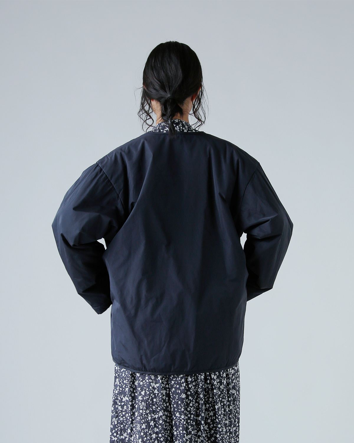 TOUJOURS(gDW[)t[vg Rbg Xgb` o[Vu WPbg gReversible Padded Utility Jacketh ym43fj01