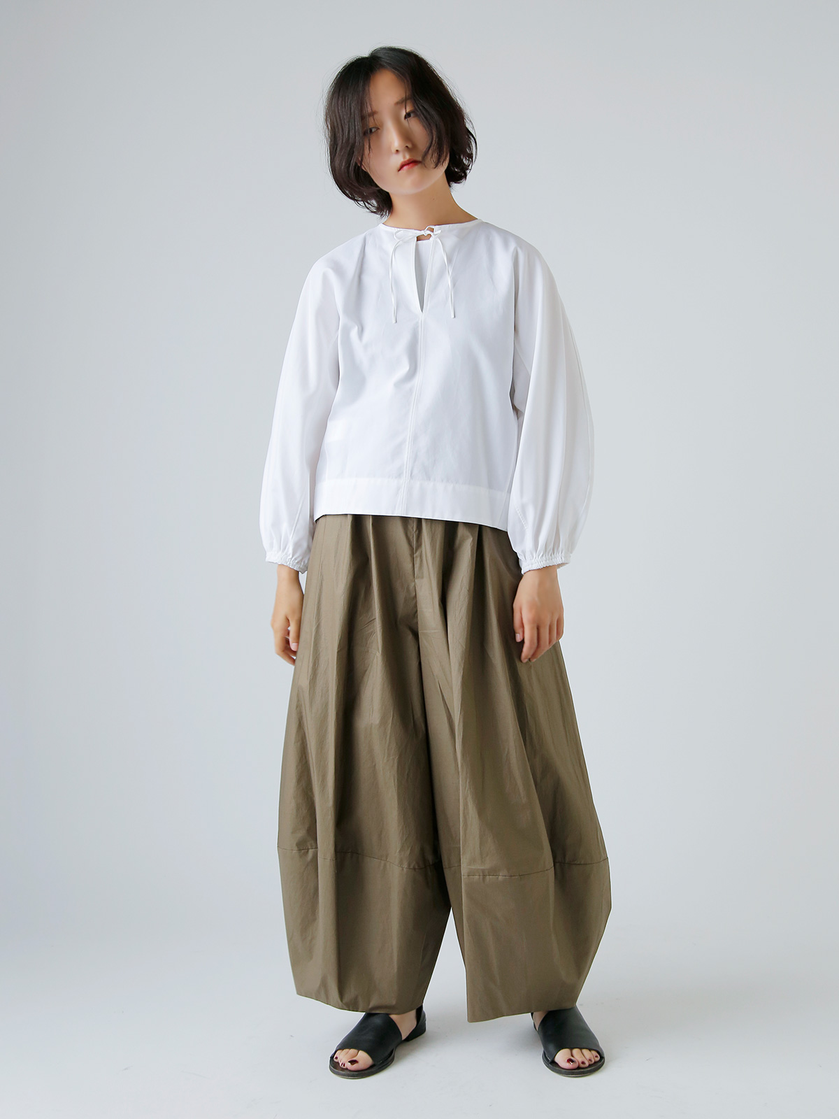 TENNE HANDCRAFTED MODERN(enhNtebh_)Rbg {[X[u vI[o[ gvolume sleeve pulloverh 0016o
