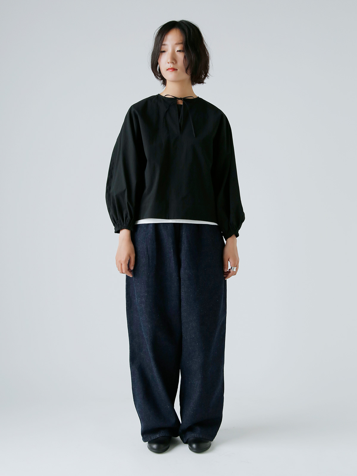 TENNE HANDCRAFTED MODERN(enhNtebh_)Rbg {[X[u vI[o[ gvolume sleeve pulloverh 0016o