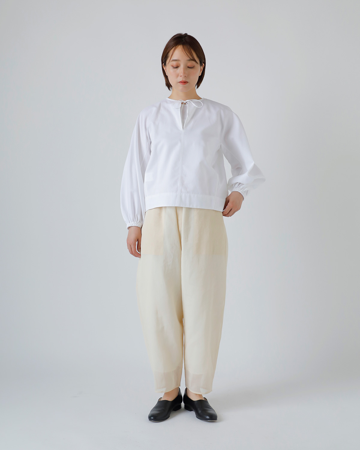 TENNE HANDCRAFTED MODERN(enhNtebh_)Rbg {[X[u vI[o[ gvolume sleeve pulloverh 0016o