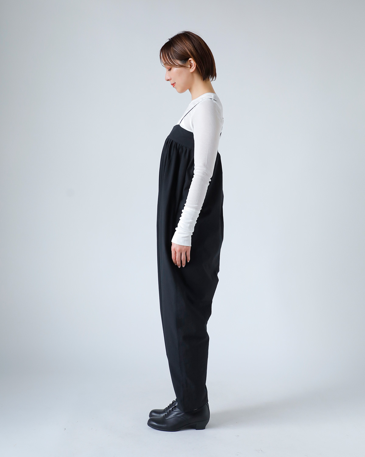 TENNE HANDCRAFTED MODERN(enhNtebh_)Rbg V[O I[C gshirring all-in-oneh 0022-same1