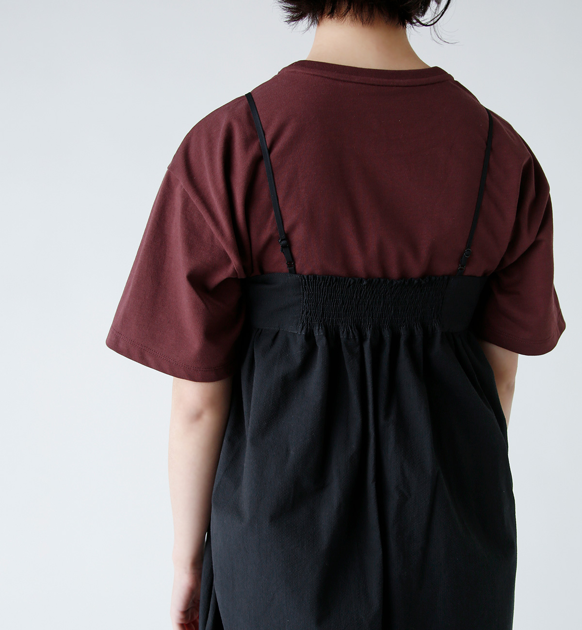 TENNE HANDCRAFTED MODERN(enhNtebh_)Rbg V[O I[C gshirring all-in-oneh 0022-same1