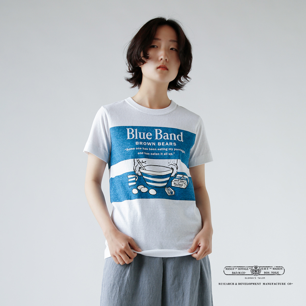 R & D.M.Co-(I[h}Ye[[)Rbg u[ oh TVc gBLUE BAND T-SHIRTh 7259