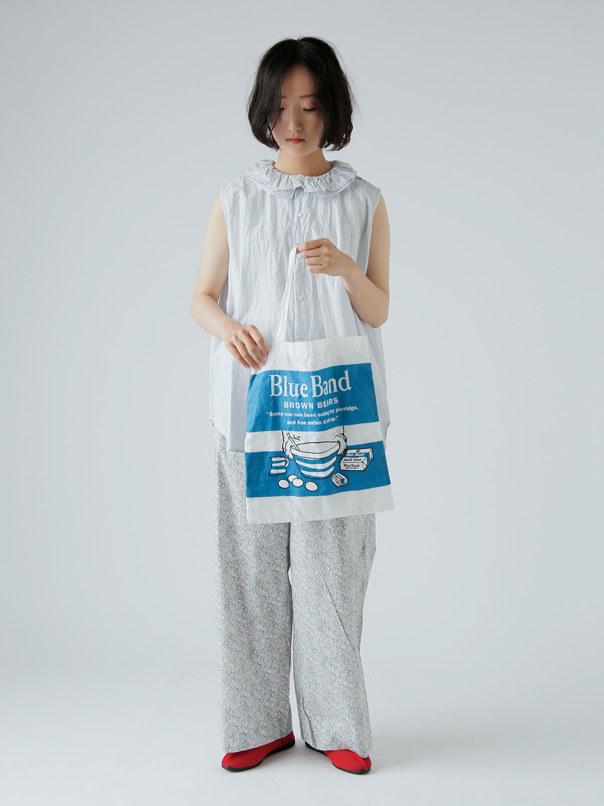 R & D.M.Co-(I[h}Ye[[)u[ oh g[g obO gBLUE BAND TOTE BAGh 7261