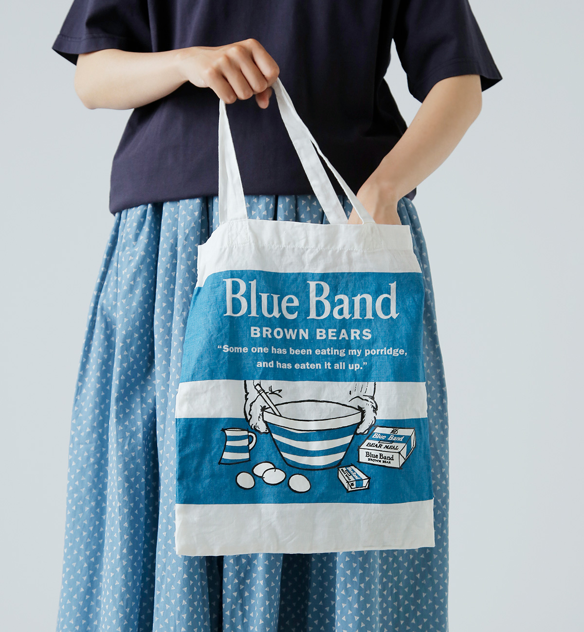 R & D.M.Co-(I[h}Ye[[)u[ oh g[g obO gBLUE BAND TOTE BAGh 7261