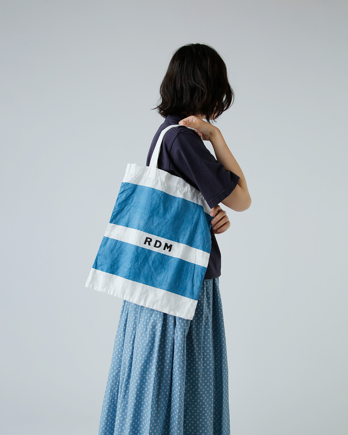 R & D.M.Co-(I[h}Ye[[)u[ oh g[g obO gBLUE BAND TOTE BAGh 7261