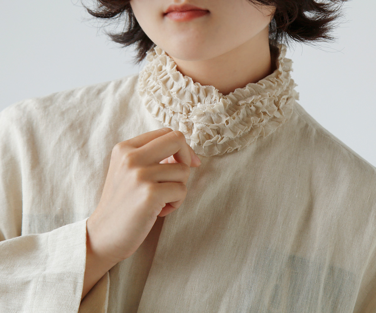 R & D.M.Co-(I[h}Ye[[)l t fR[V WPbg gFRILL DECORATION JACKETh 7315