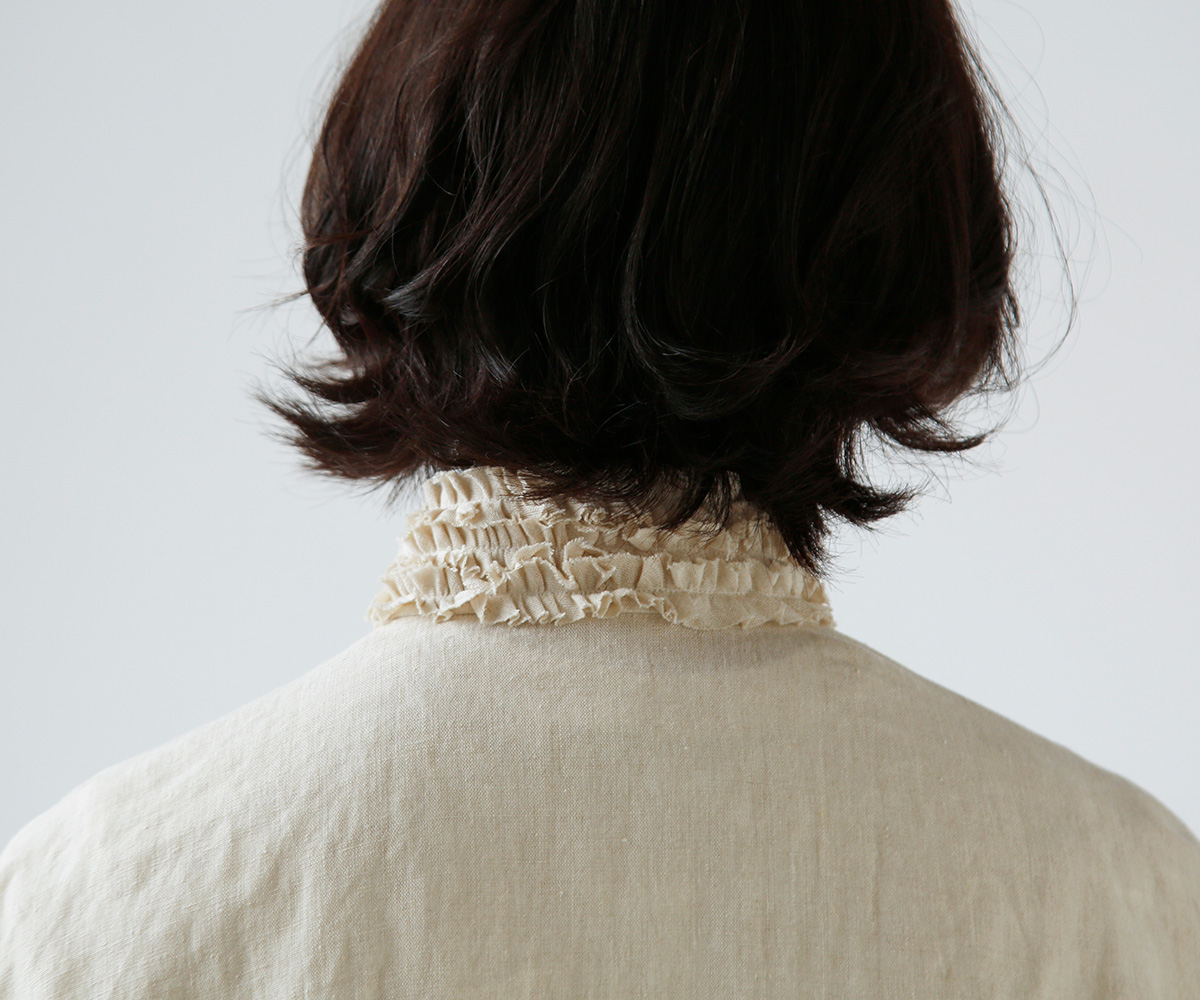 R & D.M.Co-(I[h}Ye[[)l t fR[V WPbg gFRILL DECORATION JACKETh 7315