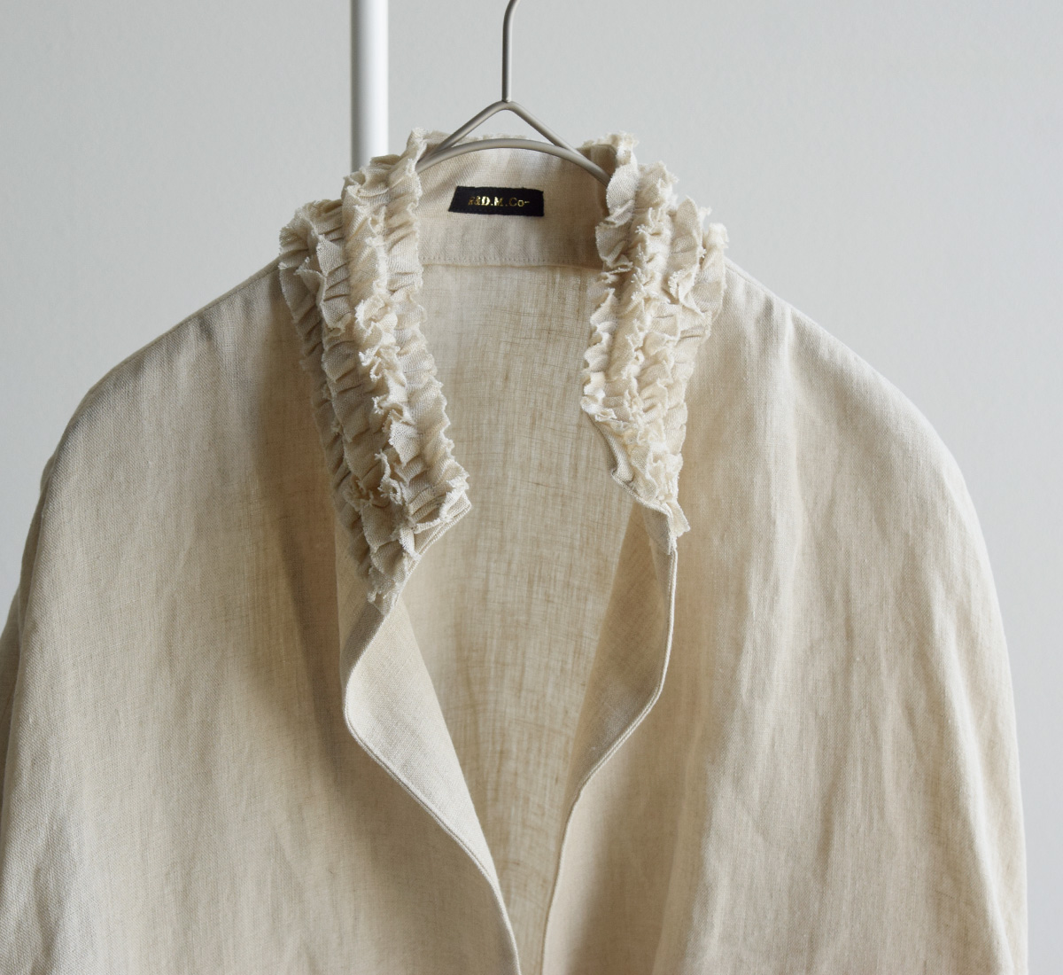 R & D.M.Co-(I[h}Ye[[)l t fR[V WPbg gFRILL DECORATION JACKETh 7315
