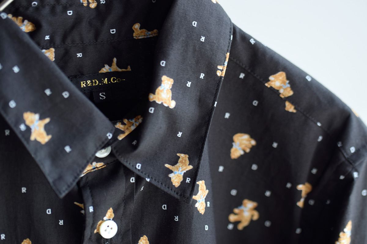 R & D.M.Co-(I[h}Ye[[)Rbg efBxA vg M[ Vc gTEDDY BEAR PRINT REGULAR SHIRTh 7319