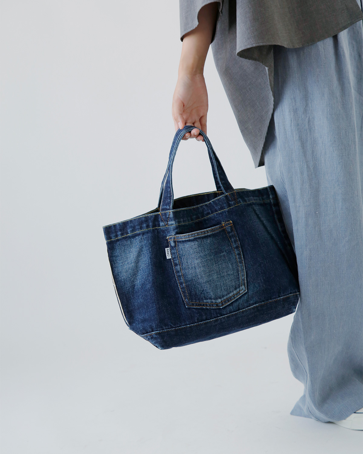 R & D.M.Co-(I[h}Ye[[)Rbg fj g[g obO gDENIM TOTE BAGh 7339