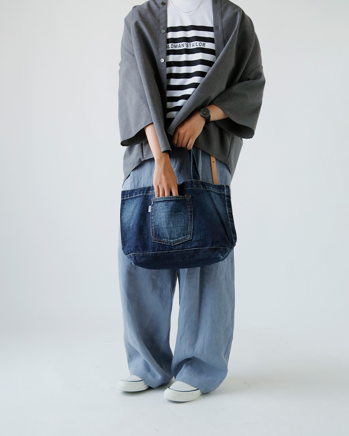 R & D.M.Co-(I[h}Ye[[)Rbg fj g[g obO gDENIM TOTE BAGh 7339