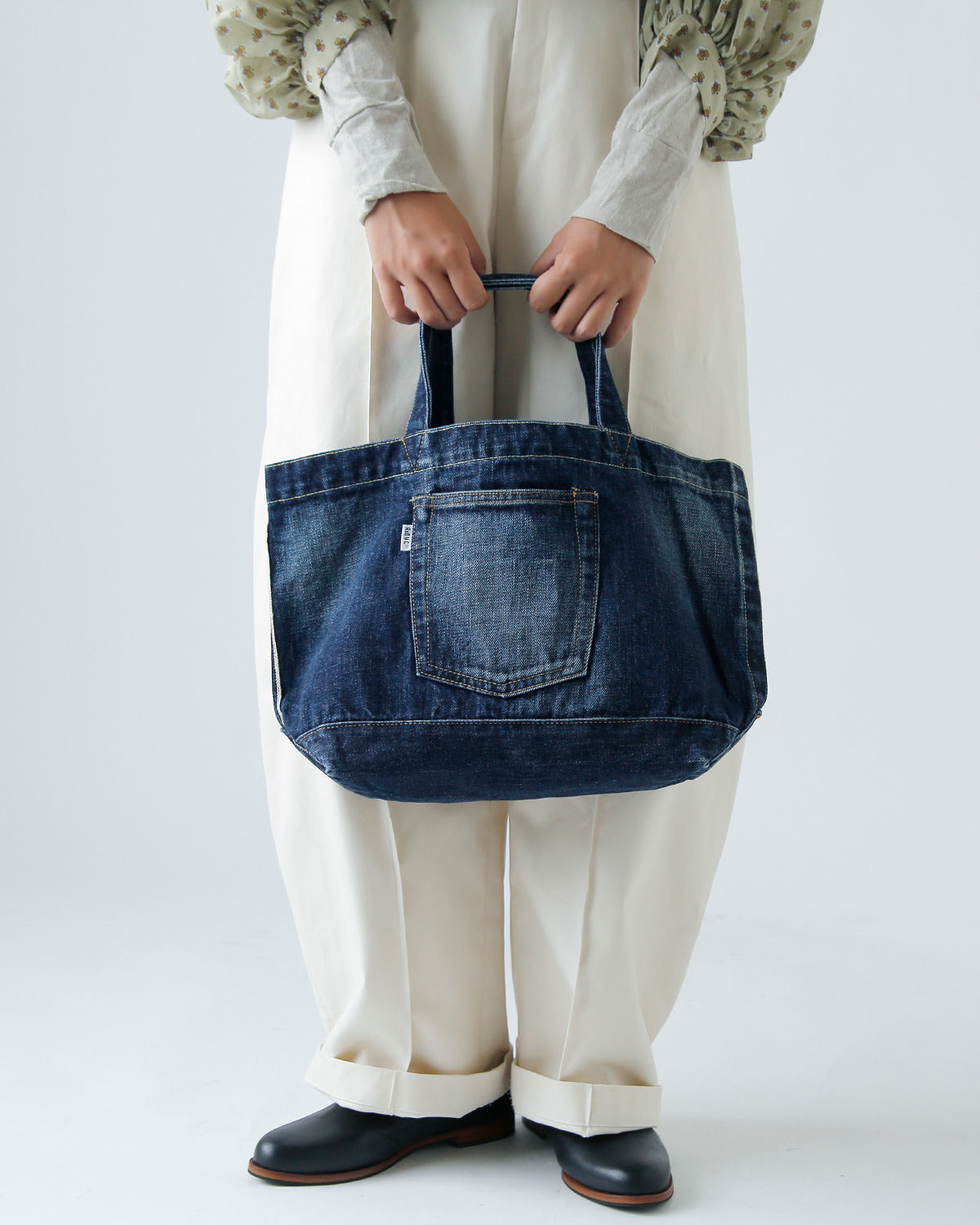 R & D.M.Co-(I[h}Ye[[)Rbg fj g[g obO gDENIM TOTE BAGh 7339
