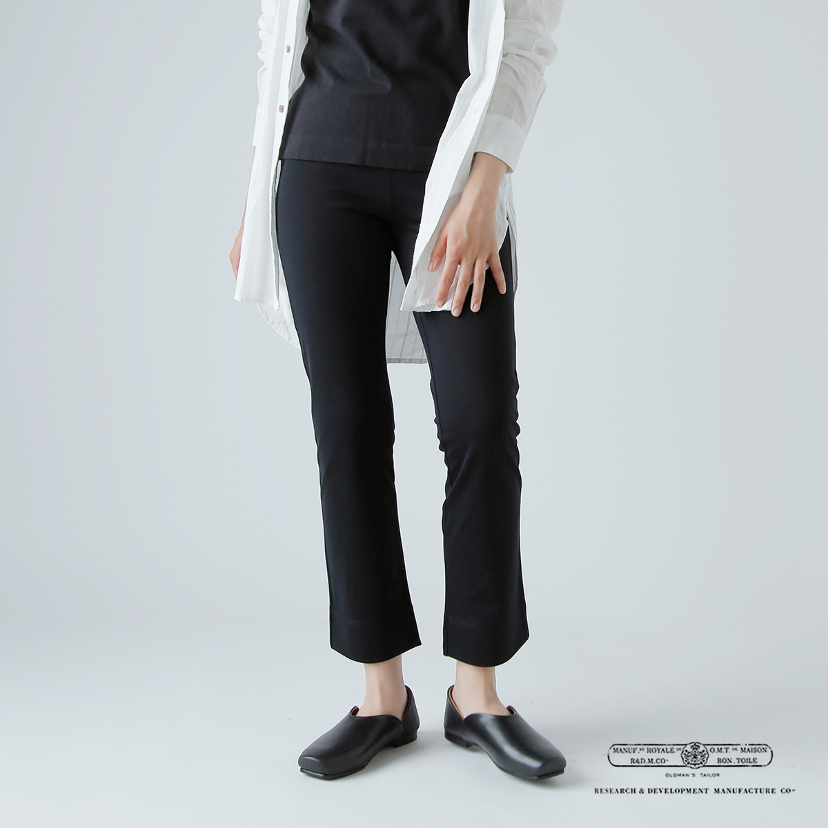 R & D.M.Co- I[h}Ye[[ RpNgs} nCQ[W ^Cg pc gCOMPACT PIMA HIGH GAUGE TIGHT PANTSh 7348