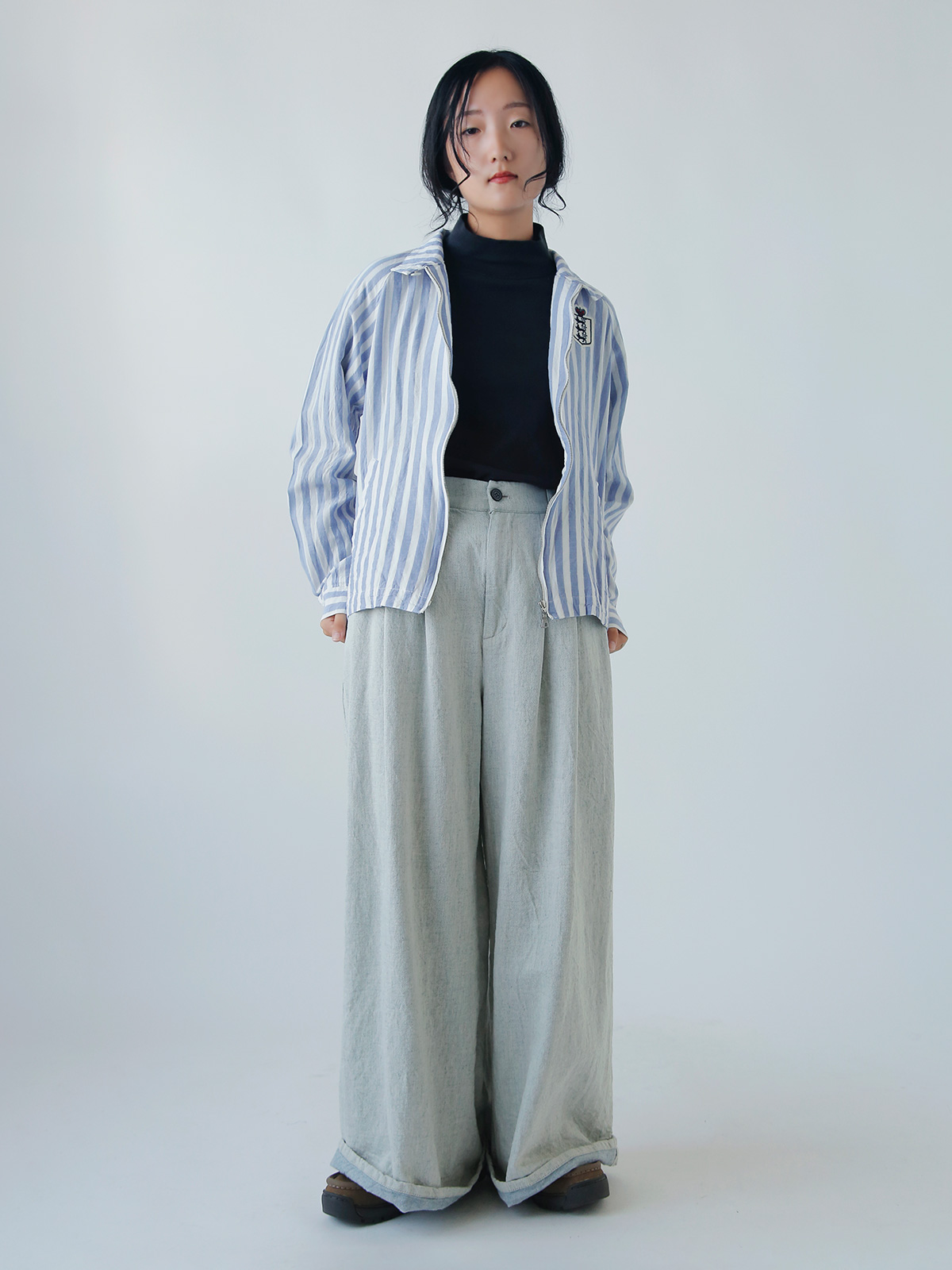 R & D.M.Co-(I[h}Ye[[)tbg{[ XgCv XCOgbv gFOOTBALL STRIPE SWING TOPh 7415