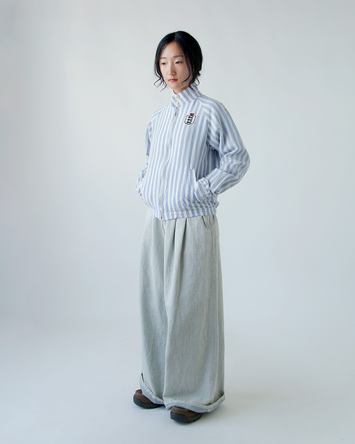 R & D.M.Co-(I[h}Ye[[)tbg{[ XgCv XCOgbv gFOOTBALL STRIPE SWING TOPh 7415