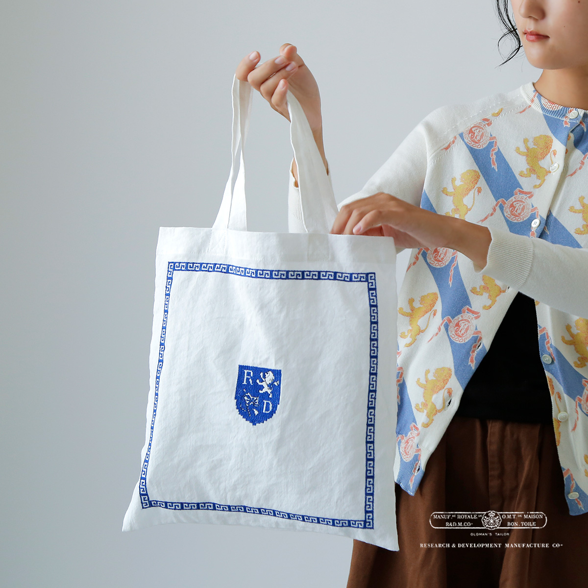 R & D.M.Co-(I[h}Ye[[)l Rbg Cp^[ g[g obO gRAIMON PATTERN TOTE BAGh 7451