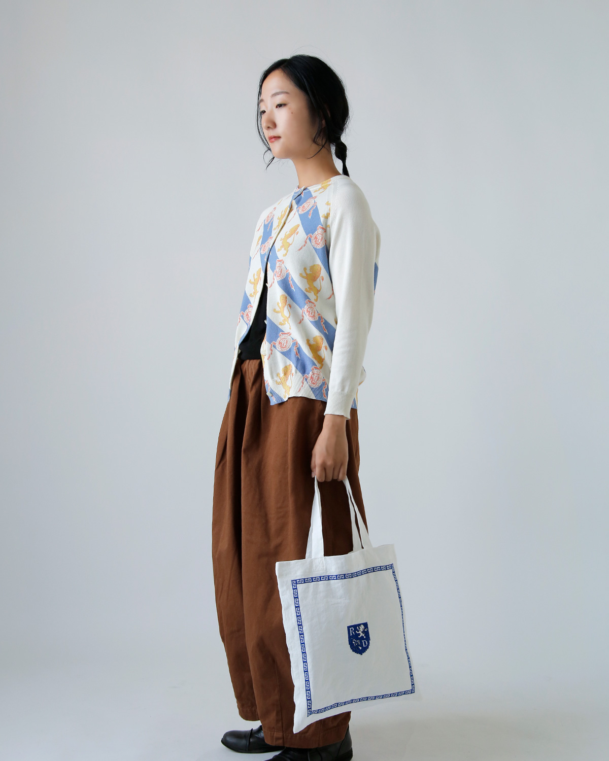 R & D.M.Co-(I[h}Ye[[)l Rbg Cp^[ g[g obO gRAIMON PATTERN TOTE BAGh 7451
