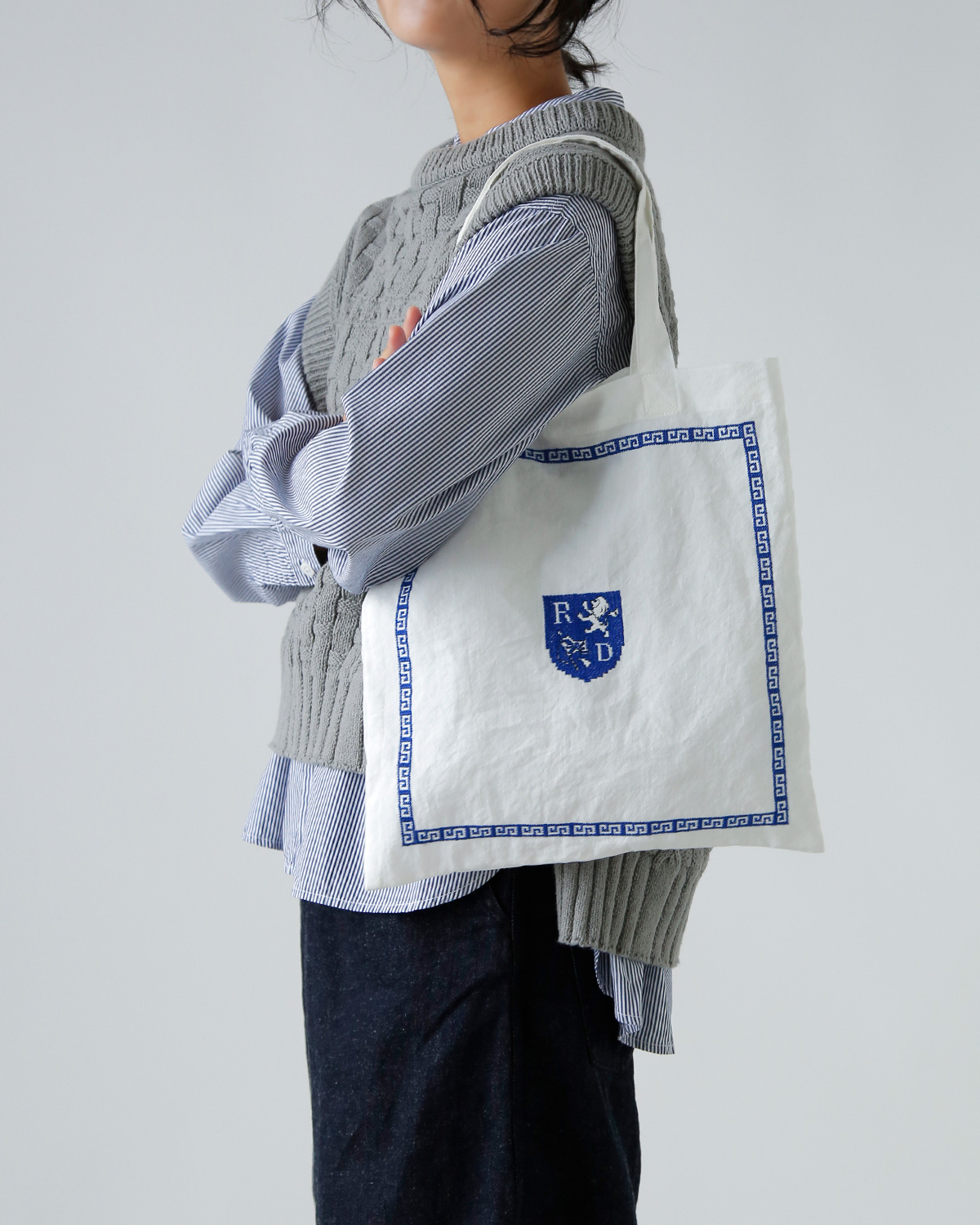 R & D.M.Co-(I[h}Ye[[)l Rbg Cp^[ g[g obO gRAIMON PATTERN TOTE BAGh 7451