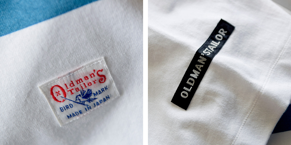 gBORDER PRINT CREW S/S TEEh m1238