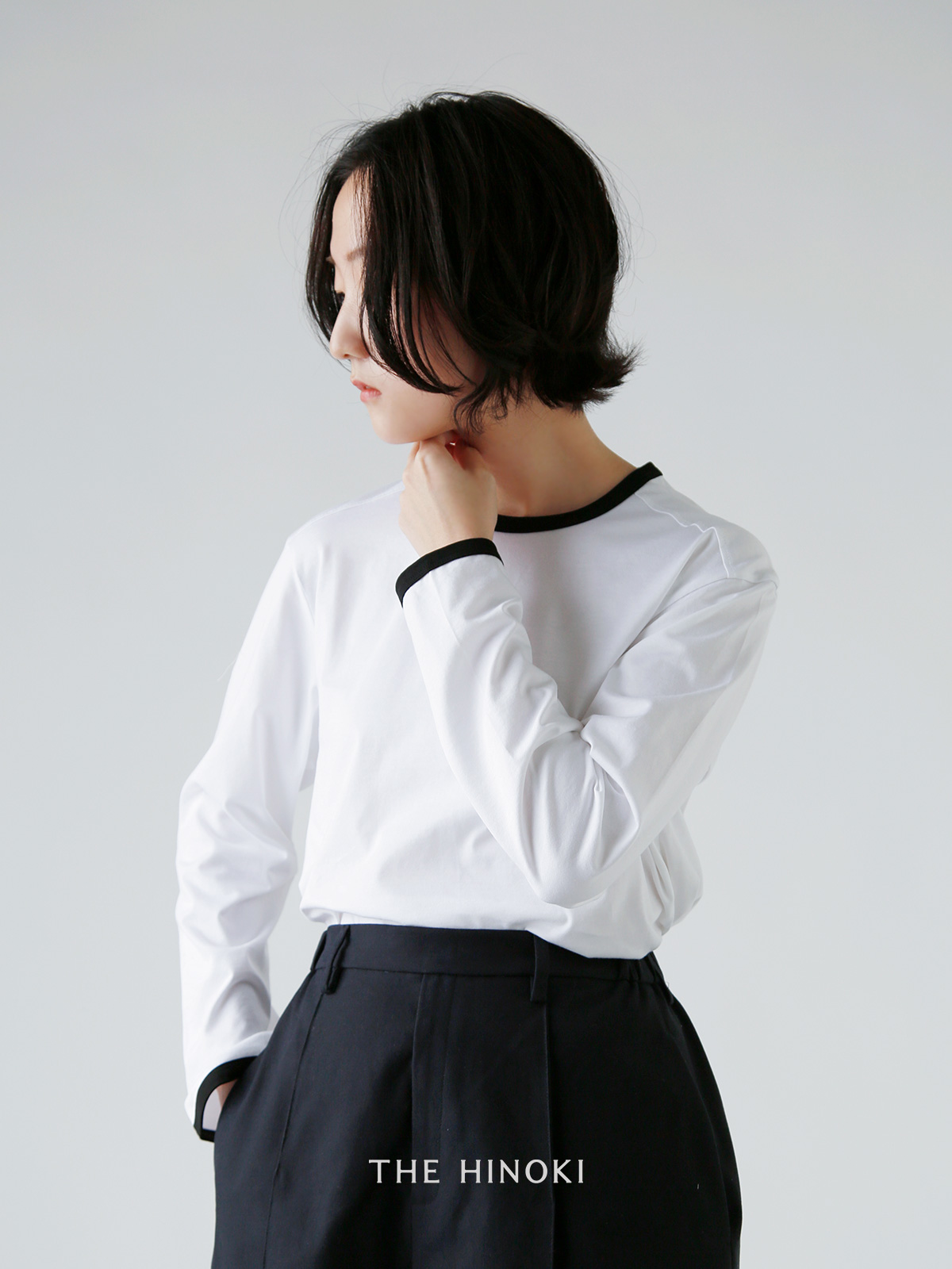 THE HINOKI ザ ヒノキ オーガニック コットン ロングスリーブ