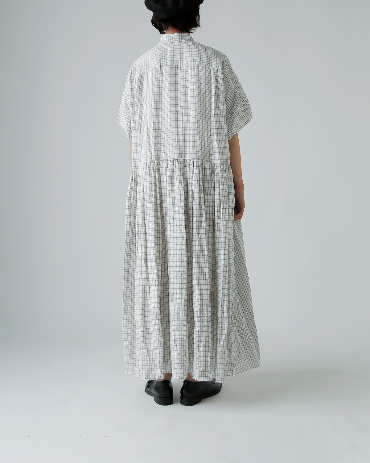 TOUJOURS(gDW[)l X[ EBhEy Vc hX gRandom Pleated Cuff Sleeve Shirt Dressh tm42dd07