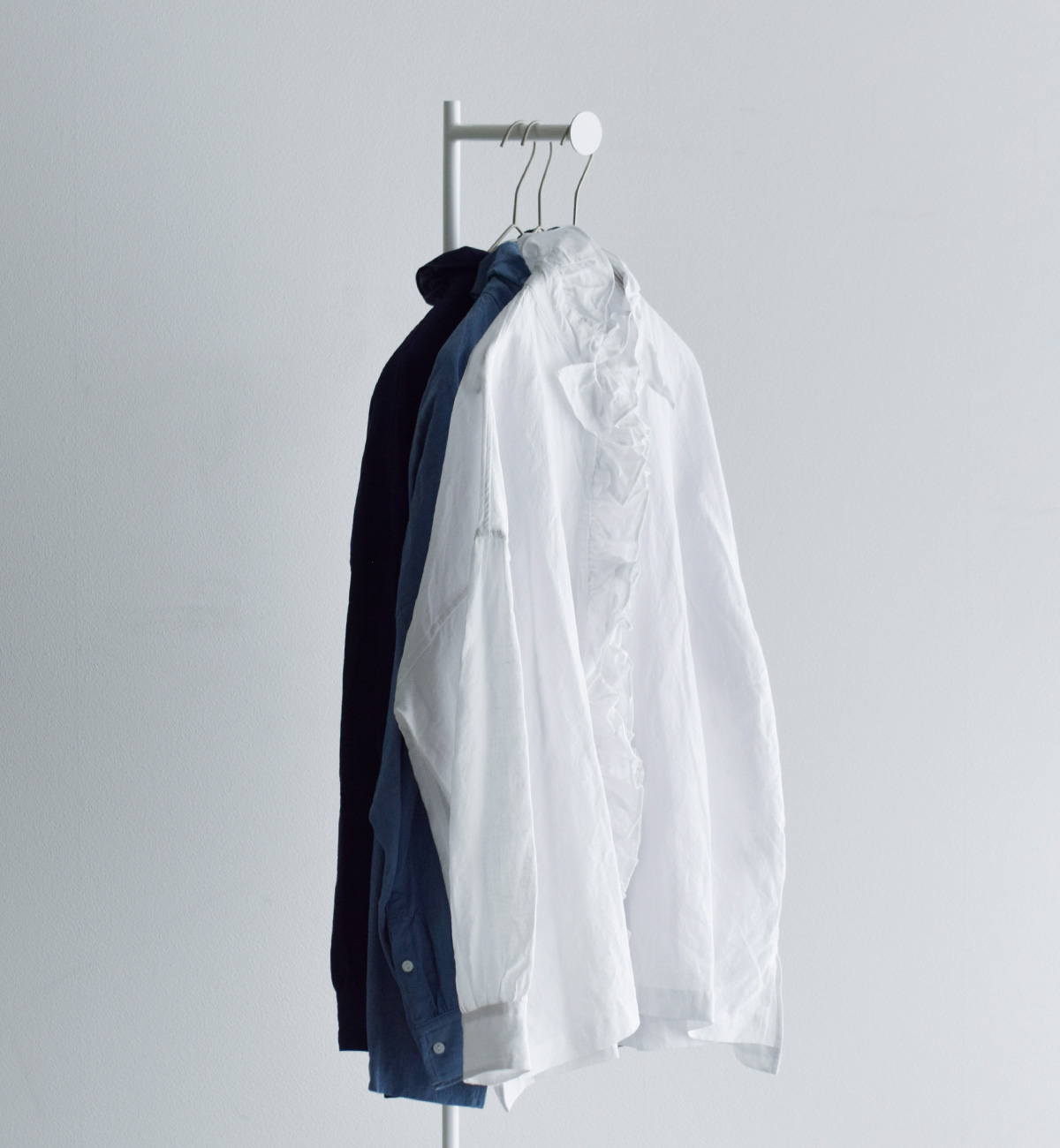 TOUJOURS トゥジュー ハード ウォッシュ リネン シャツ “Ruffle TOUJOURS トゥジュー ハード ウォッシュ リネン シャツ “Ruffle