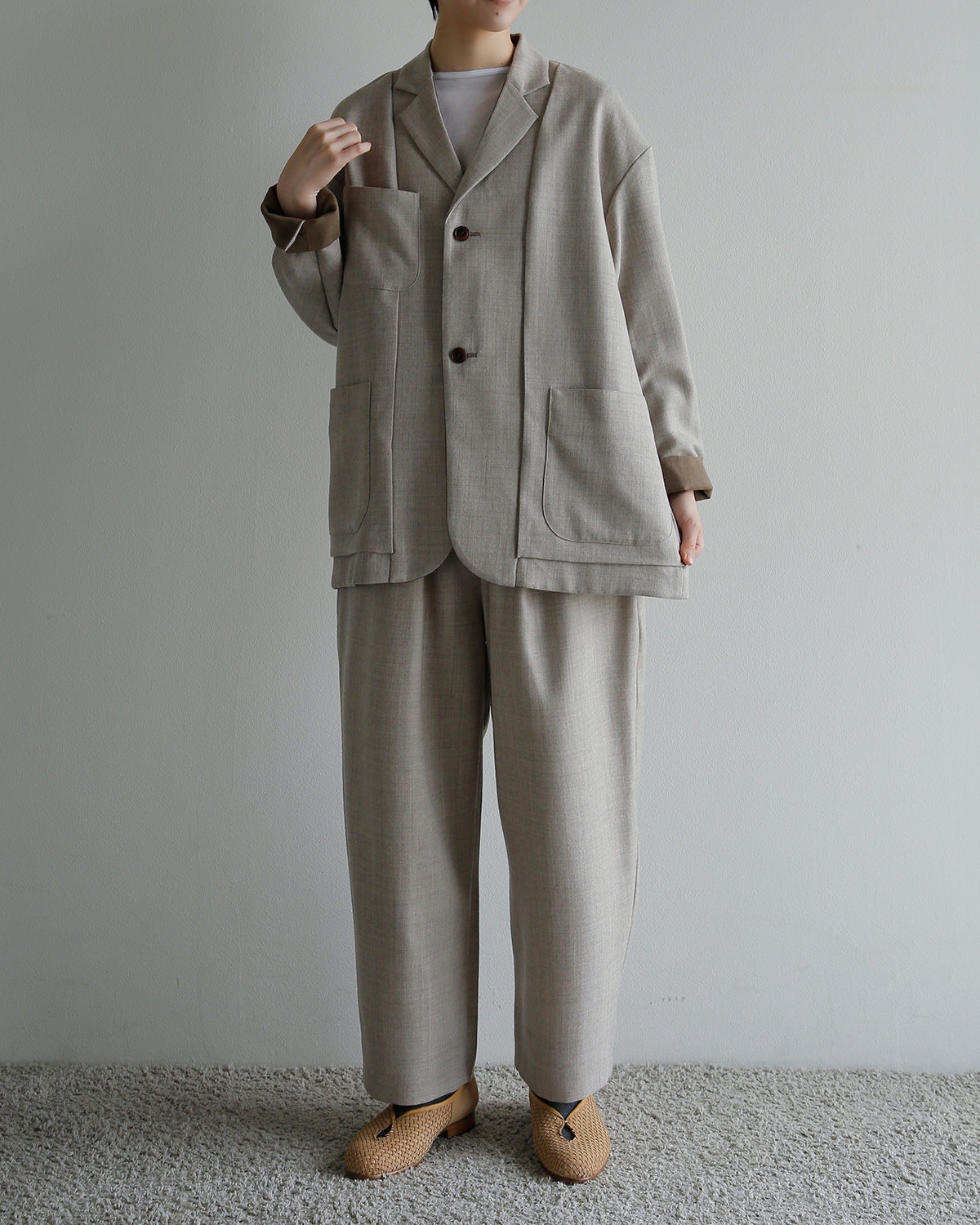COSMIC WONDER�R�Y�~�b�N�����_�[ �E�[�� ���o�[�V�u�� �e�[���[�h�W���P�b�g Nostalgic artists jacket 24cw05074
