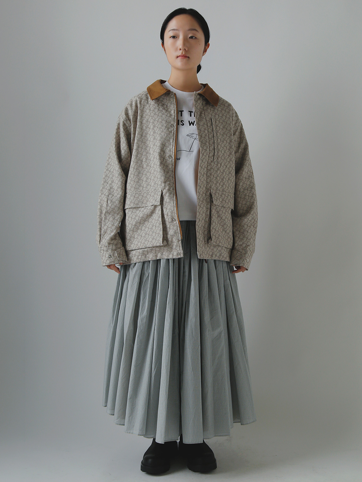 COSMIC WONDER(�R�Y�~�b�N�����_�[)�R�b�g�����l�� �W���K�[�h �t�B�[���h�R�[�g Cw monogram field coat 24cw07008