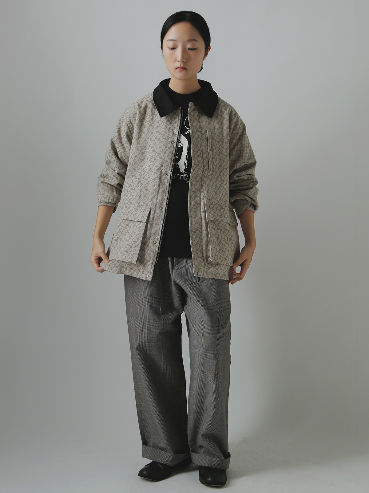 COSMIC WONDER(�R�Y�~�b�N�����_�[)�R�b�g�����l�� �W���K�[�h �t�B�[���h�R�[�g Cw monogram field coat 24cw07008