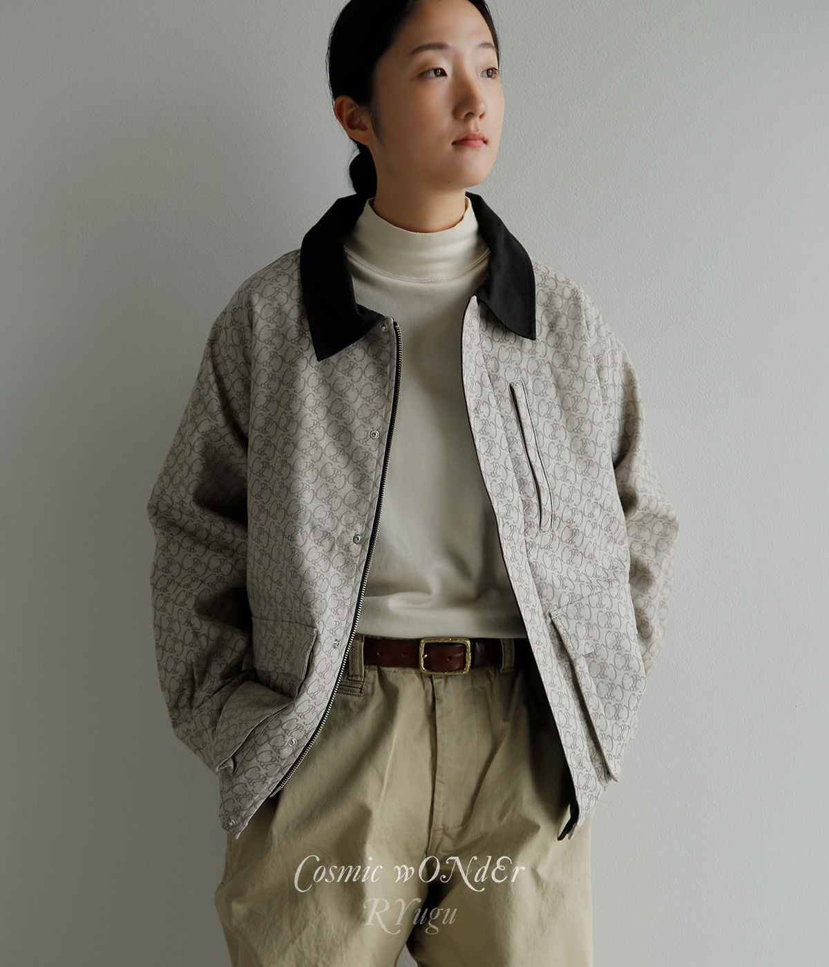 COSMIC WONDER(�R�Y�~�b�N�����_�[)�R�b�g�����l�� �W���K�[�h �t�B�[���h�R�[�g Cw monogram field coat 24cw07008